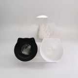Comfortable angled cat feeder for easier everyday mealtimes