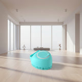 Dog bath massage scrubber with flexible bristles