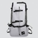 Dog travel backpack for carrying small pets on outdoor adventures