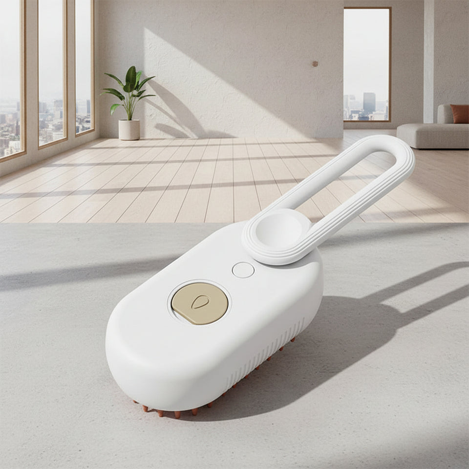 Dog deshedding steam brush for everyday grooming
