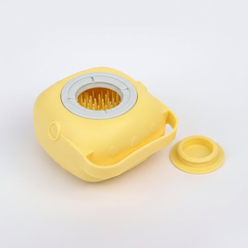Dog grooming bath brush for easy pet cleaning
