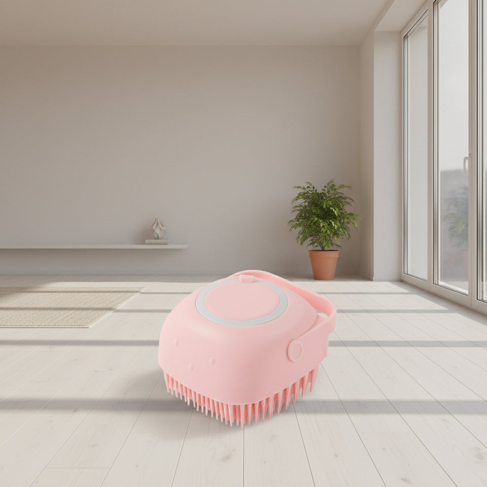 Dog grooming shampoo brush for everyday bathing