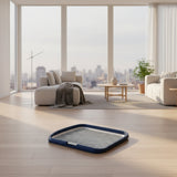Indoor dog potty tray designed to help protect floors