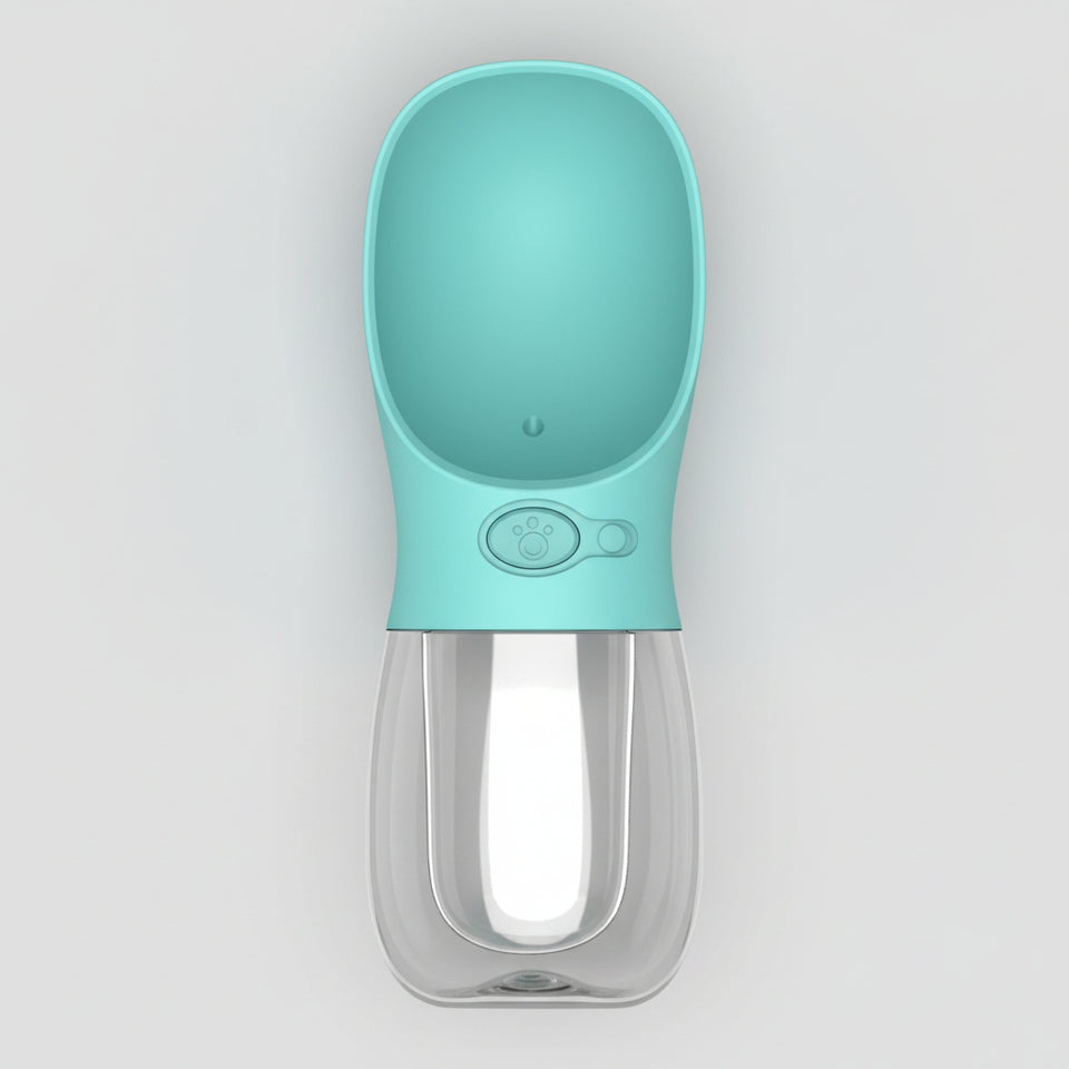 Portable dog water bottle for hiking and outdoor activities