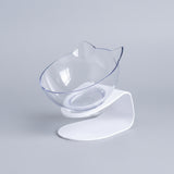Easy-clean elevated cat bowl for everyday food and water