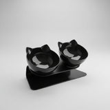 Elevated cat food and water bowl for comfortable everyday feeding
