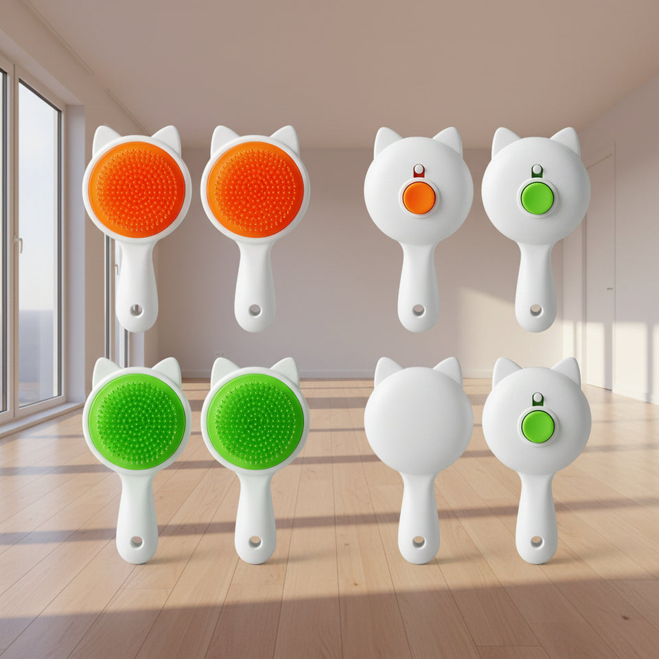 Gentle deshedding brush suitable for cats and dogs