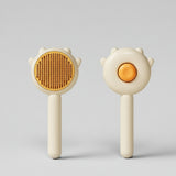 Gentle pet grooming comb for cats and dogs
