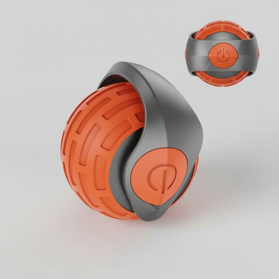 Rolling cat chase toy designed to keep indoor cats active