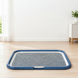 Indoor dog potty tray with removable grate