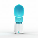 Dog water dispenser with convenient one-touch water button