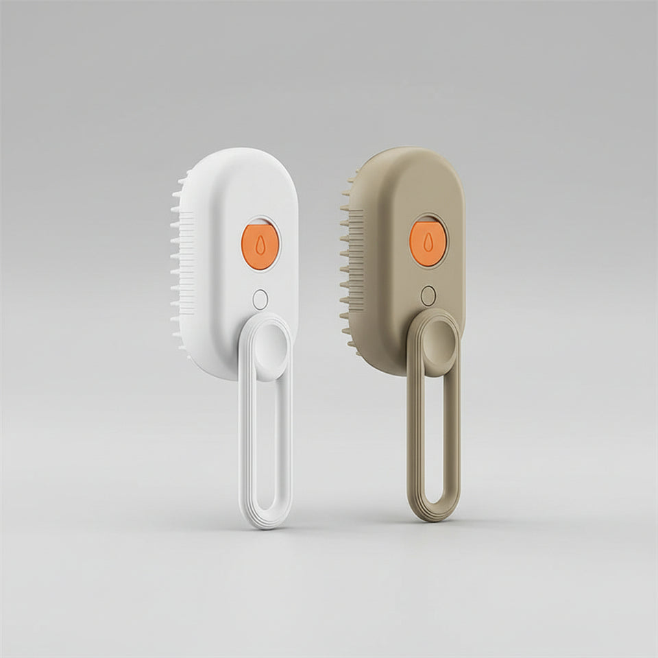  Pet brush designed to help remove loose fur