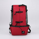 Pet carrier backpack for taking small dogs on hiking trips