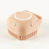 Pet grooming bath scrubber for dogs and cats