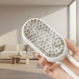 Pet massage grooming brush for cats and dogs