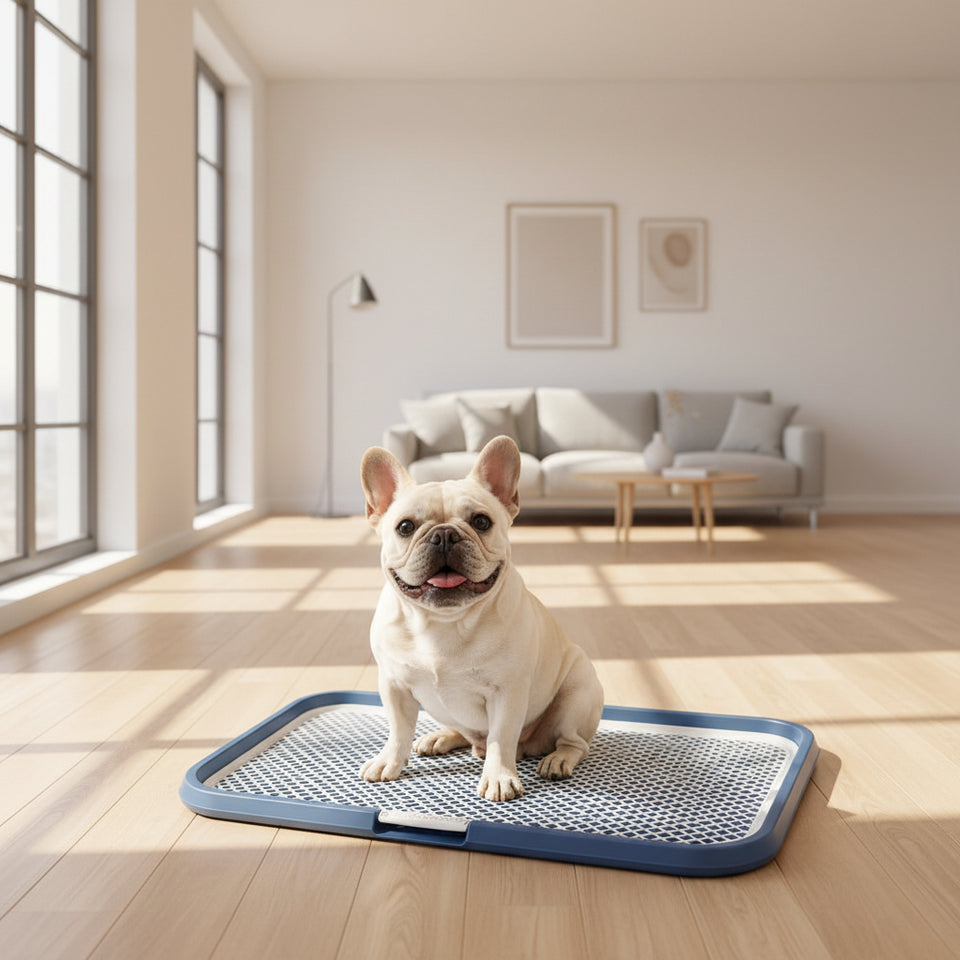 Puppy indoor toilet tray for convenient potty training