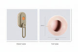 Silicone cat grooming brush for everyday coat care