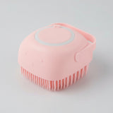  Dog bath brush designed for convenient pet grooming
