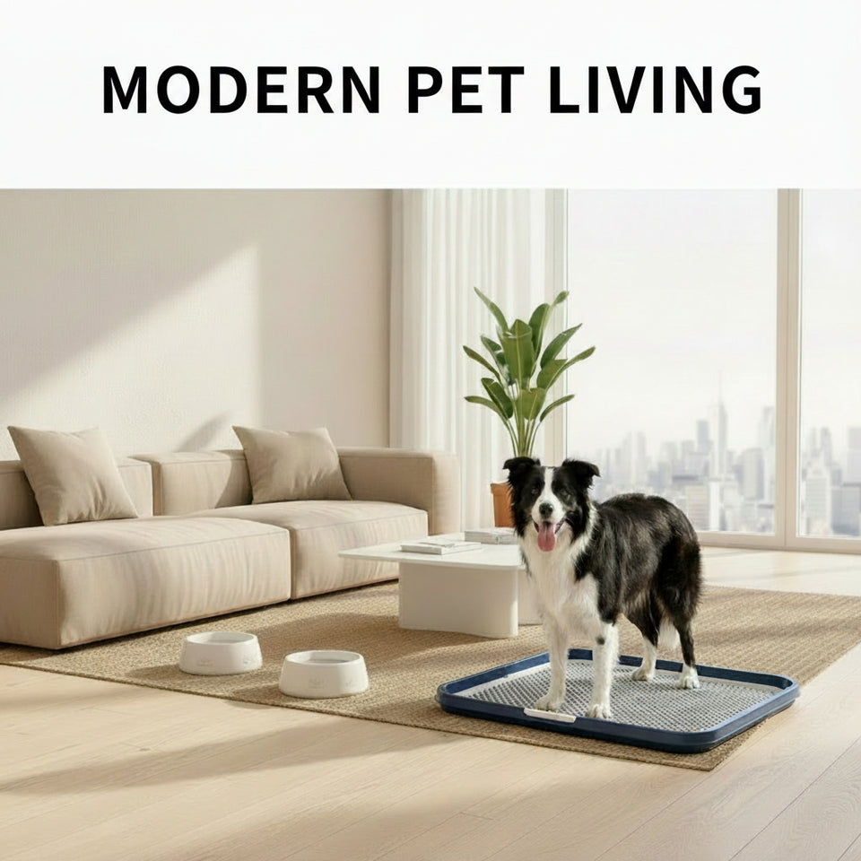 Indoor potty tray for small and medium dogs